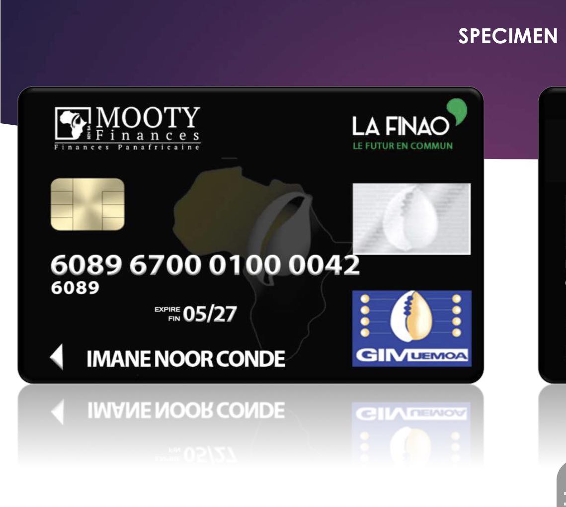 Mise en production cartes prépayées Danaya Cash